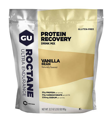 Протеїн для відновлення GU Energy ROCTANE Protein Vanilla Cream, 15 порцій, фото 1