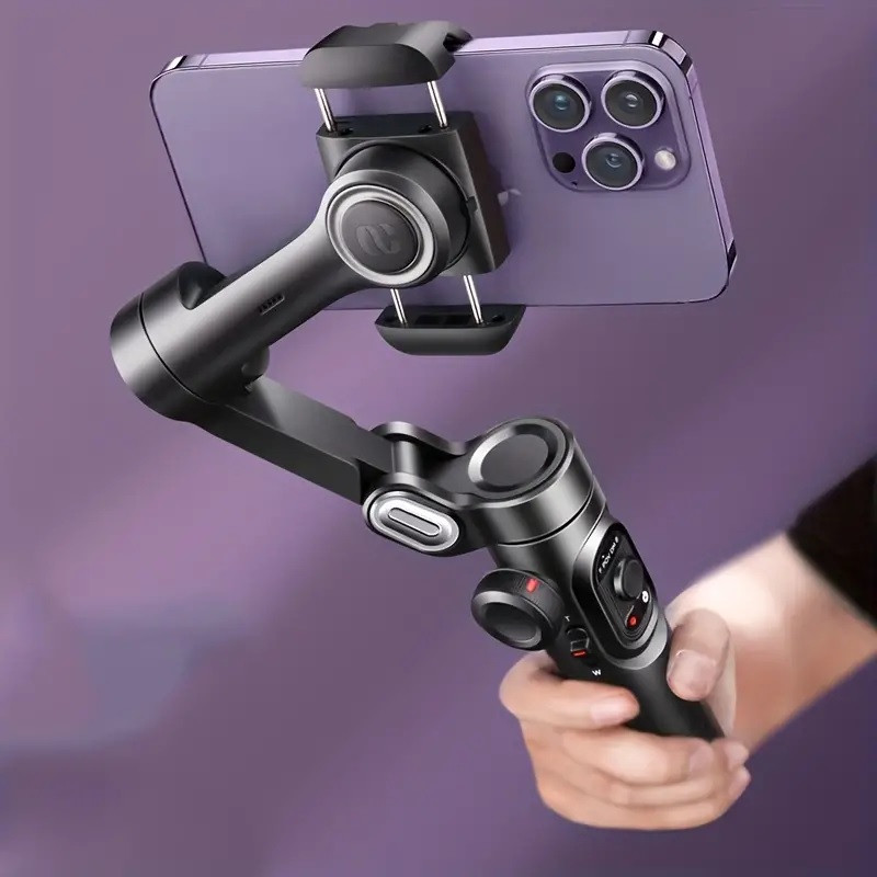 Триосьовий стабілізатор AOCHUAN Professional Gimbal Stabilizer for Smartphone SMART XE Black