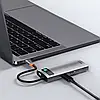 USB-хаб адаптер Baseus Series 5-in-1 30Hz Version Grey (WKWG020013), фото 4
