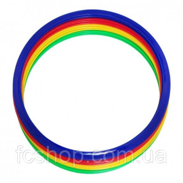 Кільця для координації Meta Flat Agility Rings Set of 12 різнобарвний 40 см 1500160450, Розмір (EU) — 1SIZE, фото 1