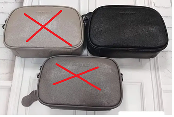 Сумочка жіноча крос-боді 22*14 см на блискавці зі натуральної шкіри в різних кольорах Zhenya