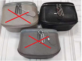 Сумочка жіноча крос-боді 20*14 см на блискавці зі натуральної шкіри в різних кольорах Zhenya