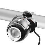 Налобний ліхтарик Bailong BL-CB0603-T6 Zoom акумуляторний 1x18650 від мережі Camo (3_05340), фото 4