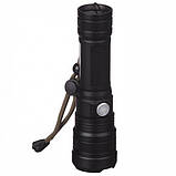 Ліхтар ручний акумуляторний X-Balog BL-1827-P90 microUSB Black (3_05345), фото 4