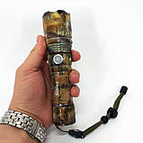 Тактичний ручний ліхтарик Bailong BL-P511M-P90 1X26650 microUSB Camo (3_05354), фото 2