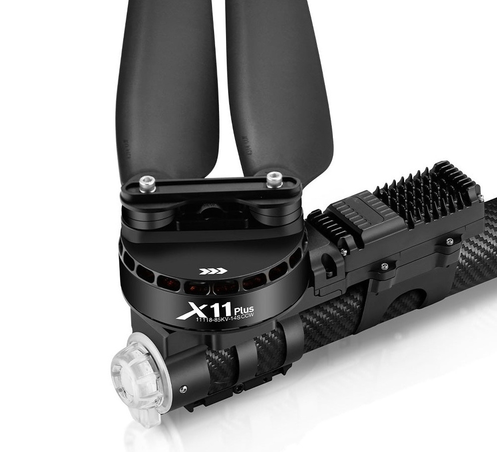 Комбо мотор безколекторний Hobbywing Xrotor X11 Plus 12-14S з регулятором без пропелера (CCW) - 1 шт., фото 1