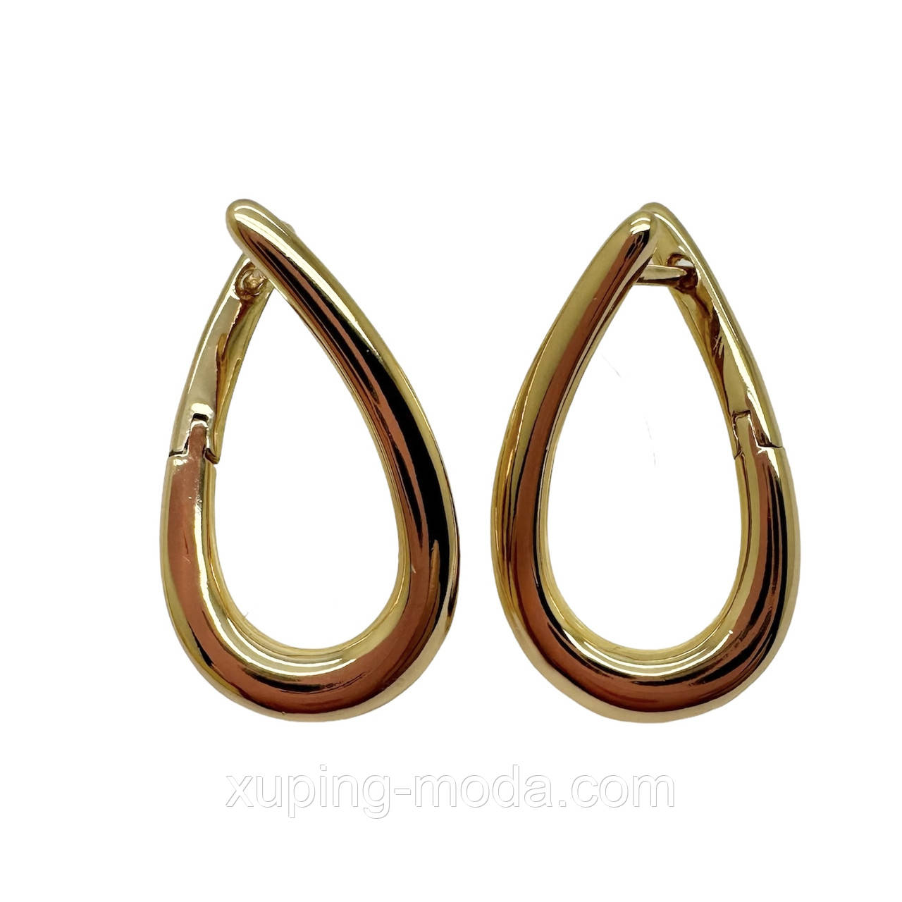 Сережки ксюпінг. 25 мм. 18 к, фото 1