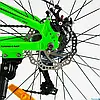 ✅ Велосипед Corso Optima 24" дюйми TM-24326 рама алюмінієва 11’’, обладнання SHIMANO 7 швидкістей, зелений, в зібран на 80 %, фото 6