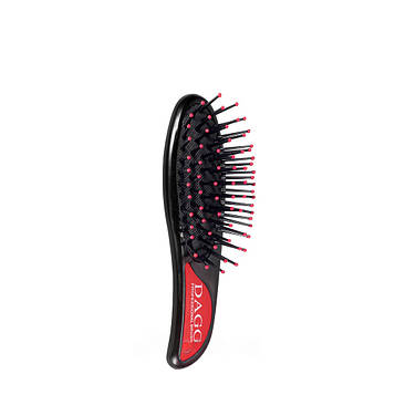 Щітка для волосся масажна 14 см Dagg 8580 N Червона