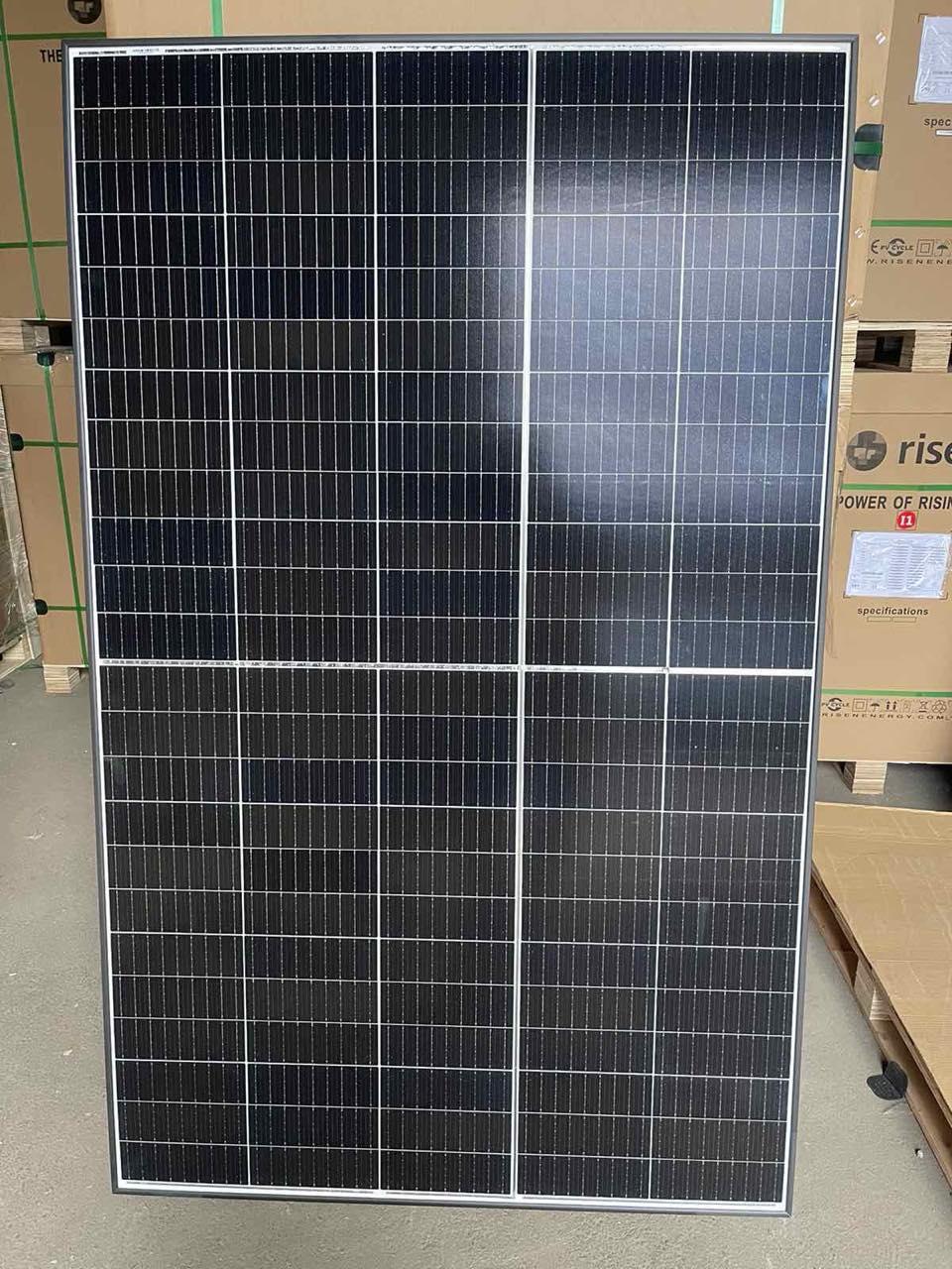 Монокристалічна сонячна панель Risen RSM40-8-410M BLACK FRAME