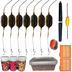 Набір для Методу Флет лову коропа "Усе входить" чіпляй і лови!