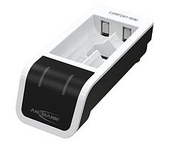 Швидкий зарядний пристрій Ansmann Comfort Mini з USB входом для 1-2 NiMH аккумуляторів АА/ААА