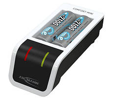 Швидкий зарядний пристрій Ansmann Comfort Mini +2×AA 2100mAh з USB входом для 1-2 NiMH аккумуляторів АА/ААА
