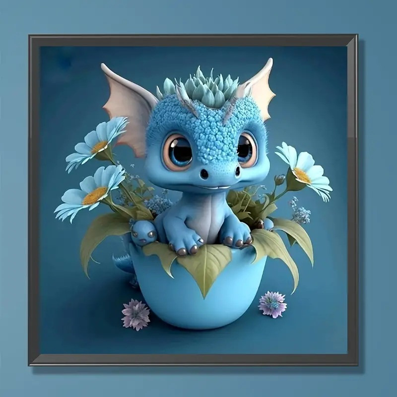 Набір 5D для творчості алмазний живопис "Милашка Сью" 20 х 20 см, фото 1