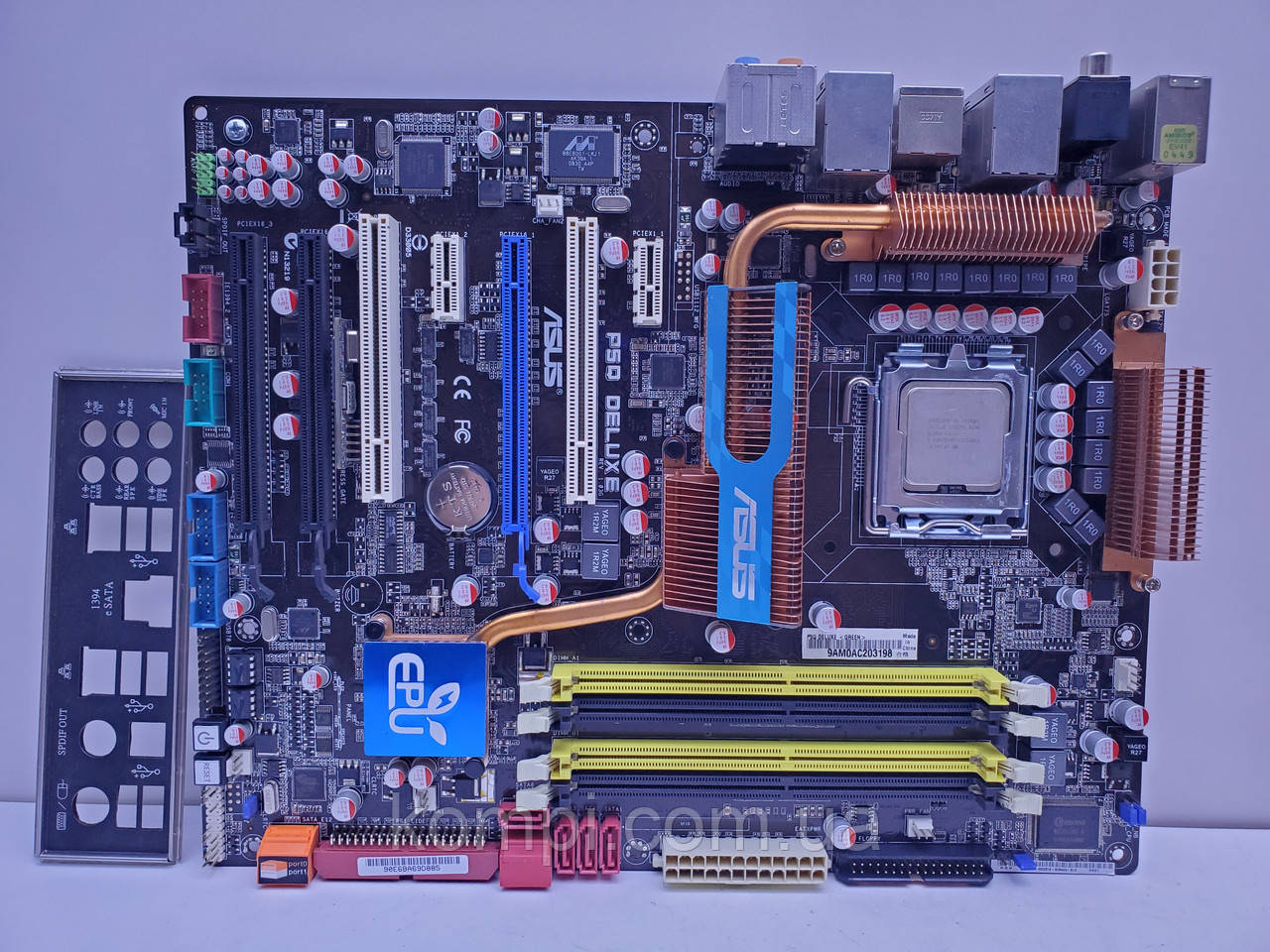 Материнська плата s775 ASUS P5Q DELUXE (Socket 775,DDR2,P45,б/у), фото 1