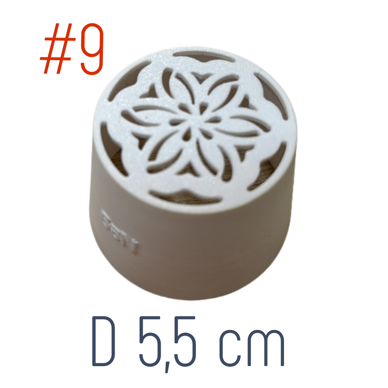 Кондитерська насадка для зефіру #9 D5,5 см