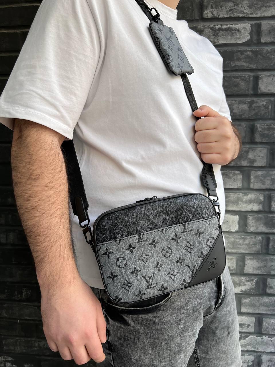 Чоловіча сумка через плече лочки вінон стильна Сумка-месенджер 2 в 1 Louis Vuitton, класична щоденна, фото 1