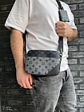 Чоловіча сумка через плече лочки вінон стильна Сумка-месенджер 2 в 1 Louis Vuitton, класична щоденна, фото 10