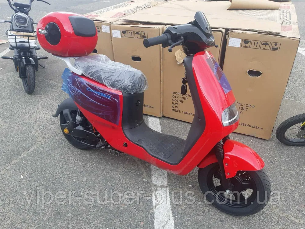 Електровелосипед Електроскутер Crosser CR9 N9  800W, 72V 20AH, Ø-10, 55 км/ч, до 150 кг, Червоний