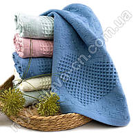 Рушник для обличчя вафельний з петлею сердце