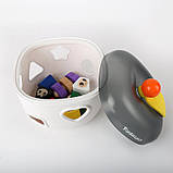 Сортер у формі яблука Top Bright 7 форм кольори пластик дерево уп 16,6*15,2*17,6см (121009), фото 2