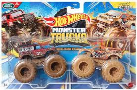 Набір машинок Хот Вілс  Hot Wheels Monster Trucks Позашляховики Land Rover vs Town Hauler (FYJ64/HWN65)