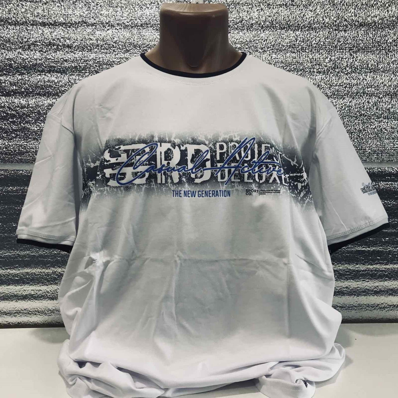 Футболка великої чоловічий розмір RESOR LIFE 2XL-5XL арт.949