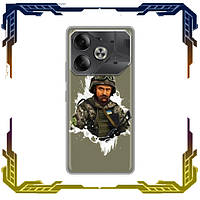 Чохол Шевченко ЗСУ на Pova 6 / ТПУ Чохли з картинкою Pova 6