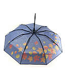 Парасолька автомат Susino №3030 жіноча на 9 спиць з осіннім листям Фіолетовий, фото 6