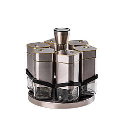 Набір для спецій на підставці 6 предмети по 120 мл HP531T1025J