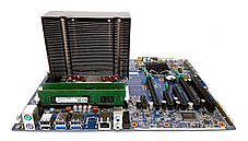 Комплект: Материнська плата HP Z440 / Intel Xeon E5-1650 v3 (6 (12) ядер по 3.5 - 3.8 GHz) (аналог i7-5820K) / 16 GB DDR4 / Socket, фото 4