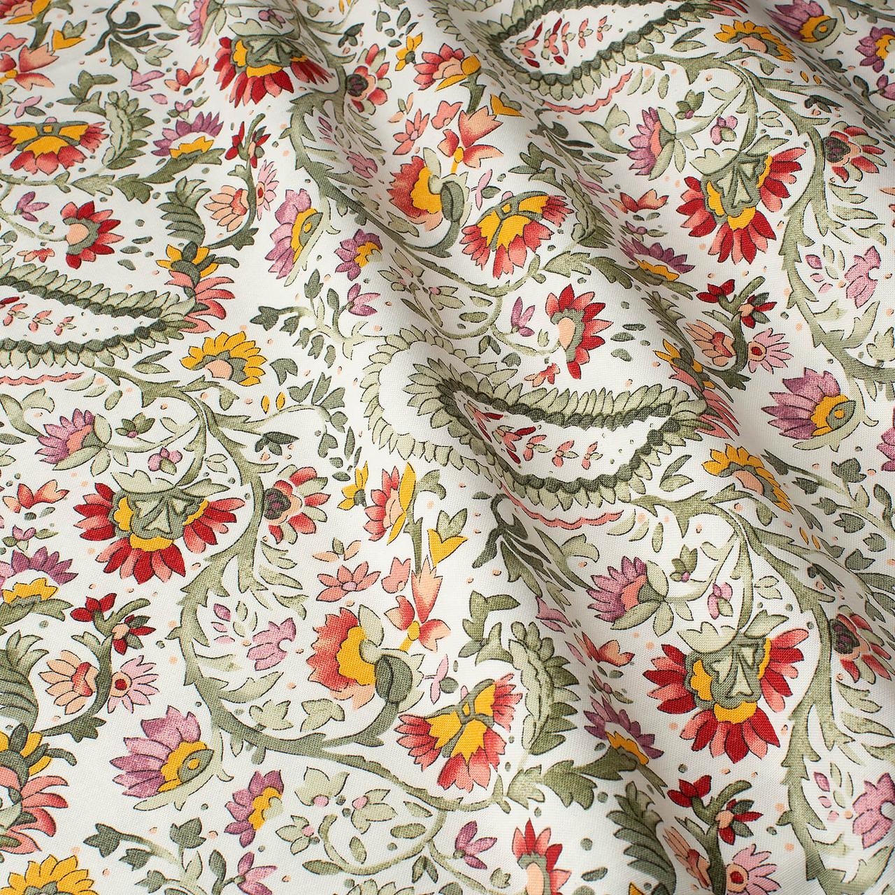 Квіти візерунок сірий 12-88554v10, фото 1