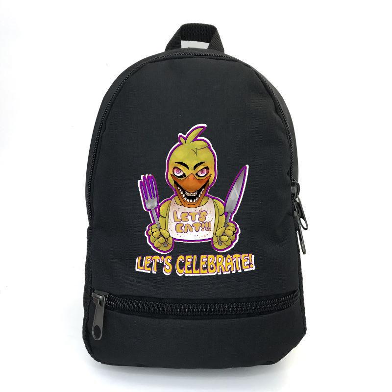 Рюкзак BIG ФНАФ Аніматроніки 5 ночей з Фредді School Bag (FNAF-04) чорний (43 х 30 х 17 см)