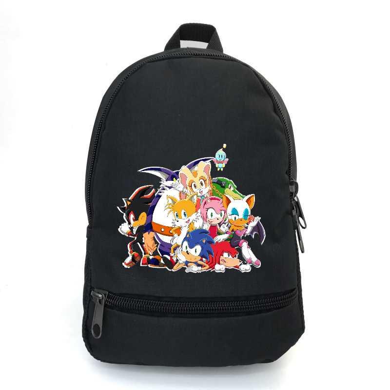 Рюкзак BIG Сонік School Bag (Sonic-01) чорний (43 х 30 х 17 см)
