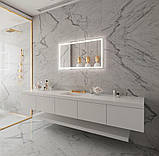 Дзеркало LED прямокутне з переднім підсвічуванням 50х70 см (MP13886405), фото 2