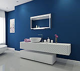 Дзеркало LED прямокутне з переднім підсвічуванням 50х70 см (MP13886405), фото 3