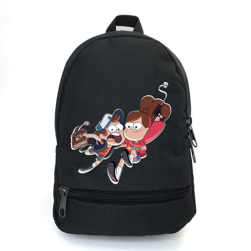 Рюкзак BIG Гравити Фолз School Bag (GF - 03) черный (43 х 30 х 17 см)