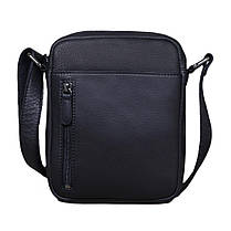 Шкіряна сумка через плече в чорному кольорі Tavinchi R-3169A, фото 4