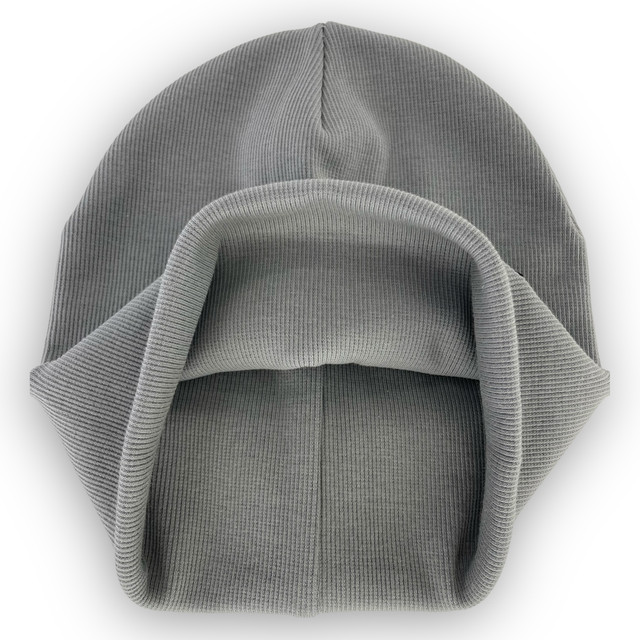 Одинарная трикотажная шапка с отворотом для мальчика