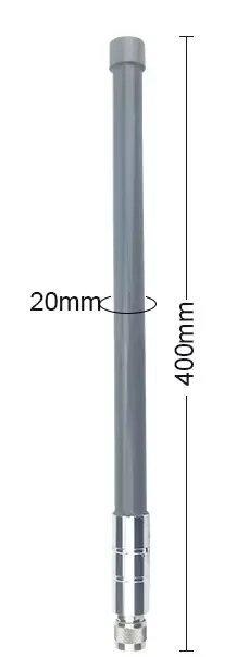 Антена 415-455MHz, до 80W 4,5dBi TX433-BLG-40, всеспрямована, водонепроникна, дальньої дії, N-male