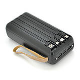 Powerbank ACL PW-61 30000mAh, SOLAR, Type-C/Lighting/Micro/USB, Black, Box, фото 2