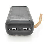 Powerbank ACL PW-61 30000mAh, SOLAR, Type-C/Lighting/Micro/USB, Black, Box, фото 3