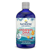 Риб'ячий жир (ДГК) для дітей, зі смаком Полуниці, Children's DHA, Strawberry, Nordic Naturals, 473 мл