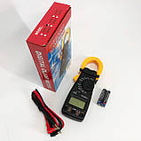 Токові кліщі мультиметр VC3266 L+ тестер, Мультиметр для дому, Хороший мультиметр, Тестер для електрика, фото 7