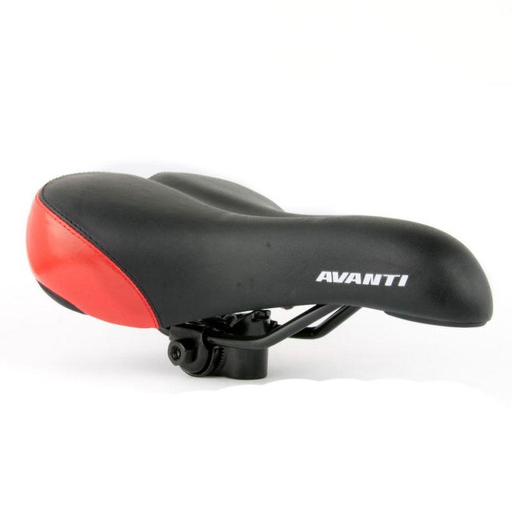 Сідло Avanti AVY-6753 чорний /червоне (6753-black-red)