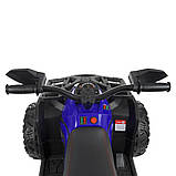 Дитячий електро квадроцикл на акумуляторі з пультом керування Bambi M 4795 для дітей 3-8 років синій, фото 3