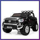 Дитячий 2-місний електромобіль Джип Toyota Tundra JJ2255 з пультом для дітей 3-8 років чорний, фото 2