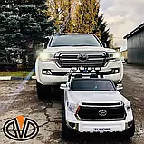 Дитячий 2-місний електромобіль Джип Toyota Tundra JJ2255 з пультом для дітей 3-8 років чорний, фото 8