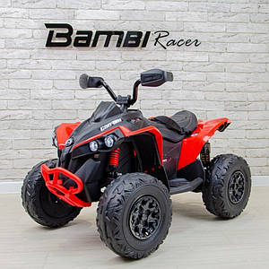 Дитячий електроквадроцикл на акумуляторі з пультом керування Bambi M 5001 для дітей 3-8 років червоний