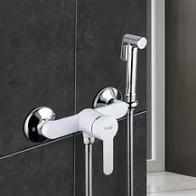 Гігієнічний душ Frap F2041-8, білий/хром, фото 2